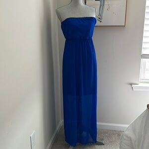Casual Long Blue Dress from Italy **Last Chance